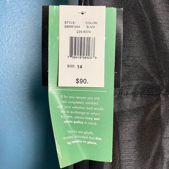 Melrose Social Black Beaded Neckline Cocktail Dress size 14 NWT - Picture 13 of 16